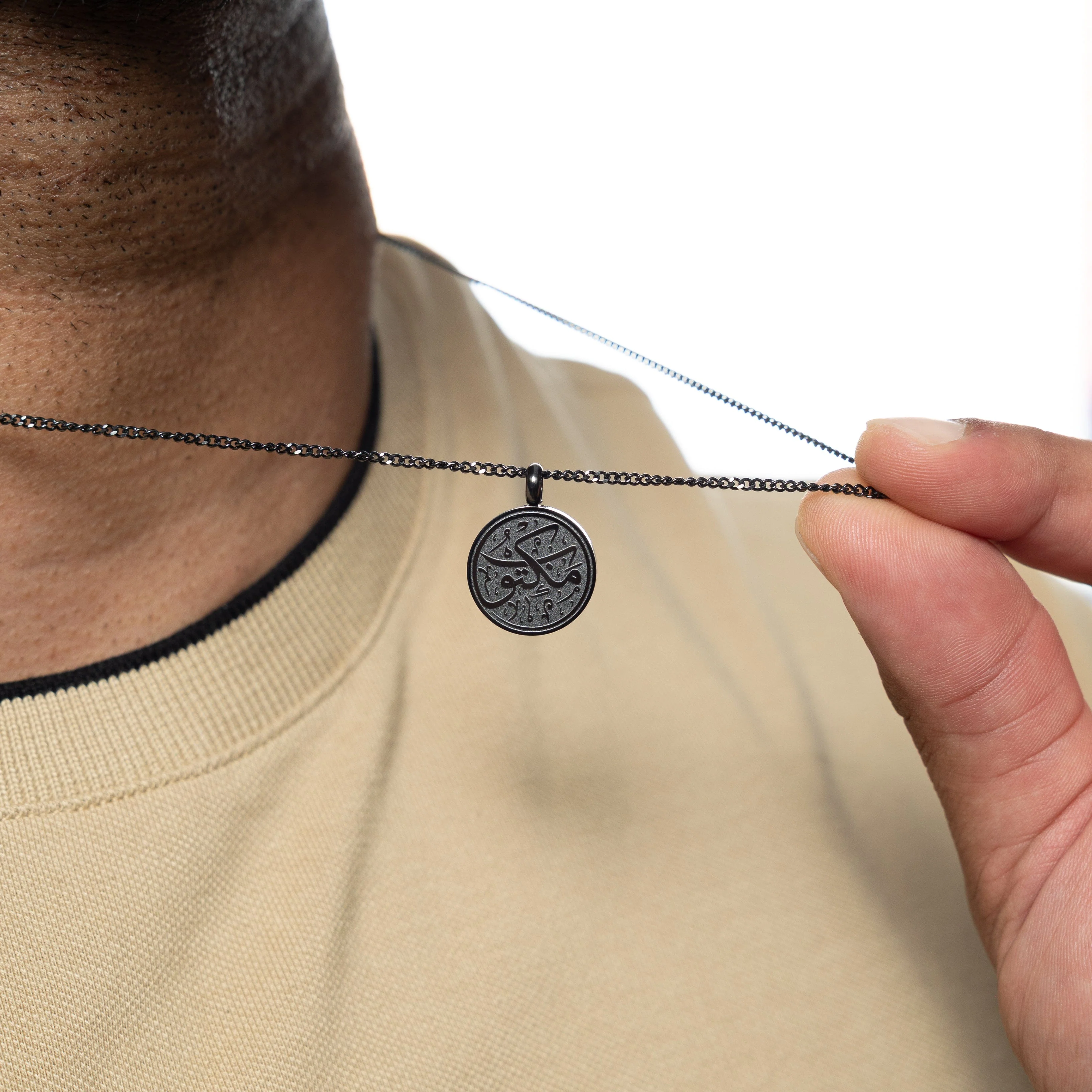 It's Written Token Necklace | Men